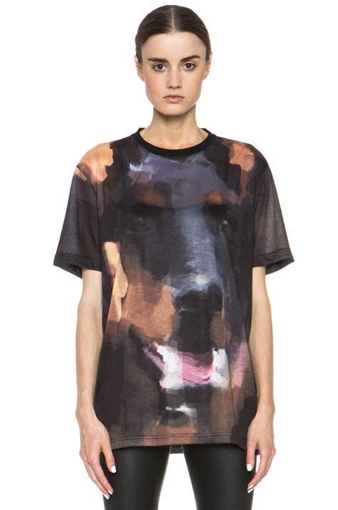 Givenchy Doberman Printed Short Sleeve T